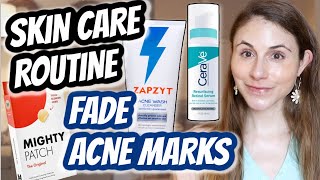 SKIN CARE ROUTINE for fading POST ACNE MARKS Dr Dray [upl. by Chrysler330]