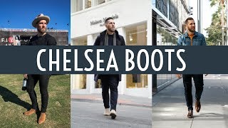 How to Style Chelsea Boots  Dressy amp Casual  Mens Fashion Fall 2018  Gents Lounge [upl. by Idnas812]