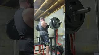 Zercher Squat 305 lbs x 1 powerlifting motivation power squat [upl. by Alyos]