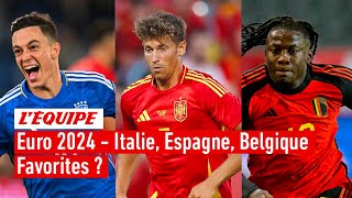 Euro 2024  Italie Espagne Belgique  favoris ou outsiders [upl. by Egroej]