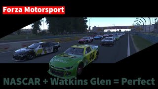 Watkins Glen with NASCAR is Perfect  Forza Motorsport [upl. by Orest]