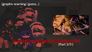 Murder Drones React to quotMD Episode 8quot 3500 Subscribers Special Part 35 [upl. by Enialed185]