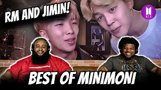 Best of MiniMoni RM and Jimin REACTION [upl. by Annawaj203]