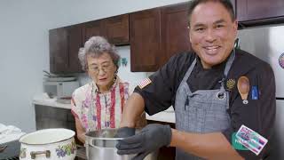 Audrey Wilsons Cooking Show  Ulu Gnocchi with Fried Kampachi Ep 46 [upl. by Jaret]