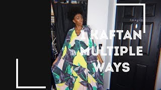 How to style 1 Kaftan multiple ways ft Sseko designs  Glitzandglambytiff [upl. by Okramed893]