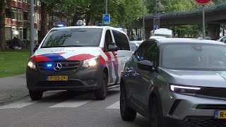 Politie Sanquin amp Mmt met spoed in Rotterdam [upl. by Vanni101]