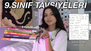 9SINIF TAVSİYELERİ ✍🏻 kaynakderskanal [upl. by Honora273]