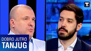 Izbori u EU  Milovan Jovanović i Dimitrije Milić • DOBRO JUTRO TANJUG [upl. by Abixah]