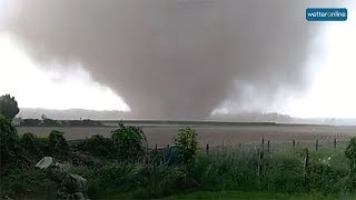 Tornado bei Viersen in voller Länge 16052018 [upl. by Bubb]