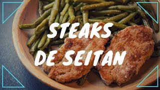 Seitan maison pour steaks ou nuggets végane [upl. by Naus]