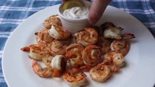 Food Wishes Recipes  Grilled Shrimp with Lemon Aioli Recipe  Grilled Shrimp Recipe with Cured Lemon Aioli [upl. by Senoj]