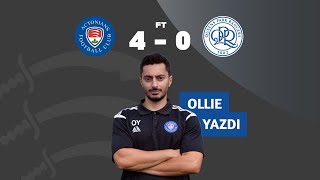 PostMatch Interview Actonians LFC Manager Ollie Yazdi on 40 Derby Victory vs QPR [upl. by Asenej]