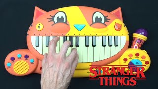 HOW TO PLAY THE STRANGER THINGS THEME ON A CAT PIANO [upl. by Solis]