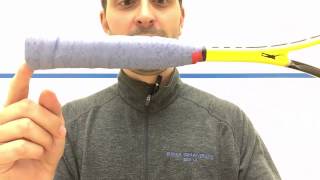 Tourna Grip Review Plus How to Grip a Squash Racket [upl. by Semele38]