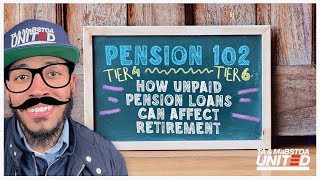 Pension 102  How Unpaid Pension Loans Affect Retirement in 2023 Tier 4 and Tier 6 [upl. by Ahsilat244]