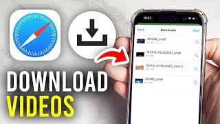 How To Download Videos From Safari On iPhone  Full Guide [upl. by Mazurek]