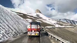 🙅Ladakh Army mea unload kar li  bay manali se chle sangrur Dangerous road of leh manali [upl. by Attaymik]