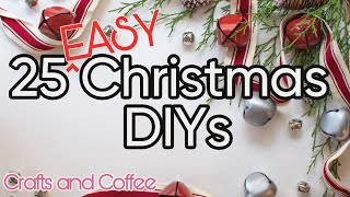 25 Cheap And Easy Christmas Diys  Dollar Tree Holiday Crafts [upl. by Collette381]