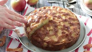 Gâteau moelleux aux pommes et chips de pelure antigaspi [upl. by Prober]