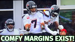 Reaction To Houston Texans Win Over The Patriots [upl. by Yauqaj]