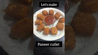 Paneer cutlet recipe cookwithshilpi food paneer shorts [upl. by Leakim]