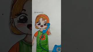 Tale tale u art drawing artandcraft shortvideo [upl. by Keheley]