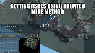 Getting ashes using Haunted Mine method  Runescape 3 [upl. by Weatherby]