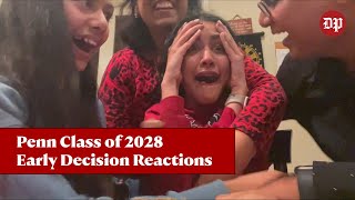 Penn Class of 2028 Early Decision Acceptance Reactions [upl. by Aivle457]