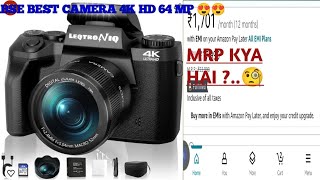 ELECTRONIC DIGITAL CAMERA 64 MP 4K VIDEO MRP🧐🧐 [upl. by Assenar]