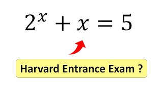 Solving a Harvard University entrance exam [upl. by Rida]