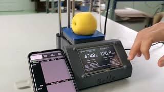 Agrosta Rose Fruit Texture Analyzer  Presentation of the android app [upl. by Brenner]