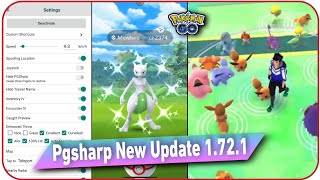 Important Pgsharp New Update V1721  Pgsharp New Feature  Pgsharp Free Key  Pokemon Go [upl. by Strepphon759]