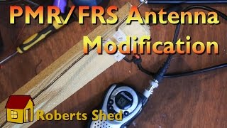 Modifiing a PMR or FRS radio antenna for better receive performance [upl. by Jonathon]