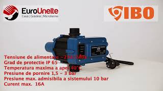 PRESOSTAT ELECTRONIC IBO DAMBAT PC20P 125 TOL 10 BAR [upl. by Agna]