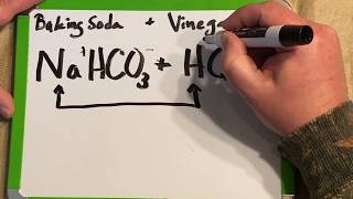 Baking Soda and Vinegar Equation and Reaction [upl. by Taima]