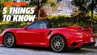 2018 Porsche 911 Turbo S Cabriolet  5 Things To Know [upl. by Icats433]