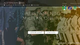 Falha no Site de ALISTAMENTO MILITAR ONLINE [upl. by Naejarual]