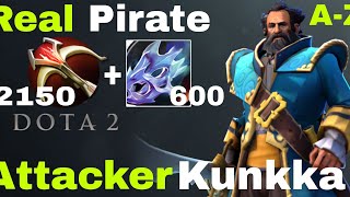 Attacker kunkka  real Pirate VS real shadow  Dota 2 [upl. by Zola]