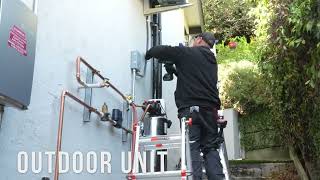 SANCO2 Heat Pump Water Heater Install [upl. by Addiel]