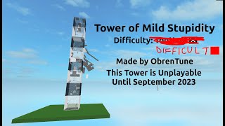 JToH  Tower of Mild Stupidity Gameplay ft Noclip Lost Tower was Found [upl. by Kolb]