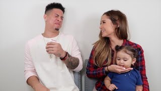 FAMILY BEAN BOOZLED CHALLENGE MOMMY THROWS UP  DADDY AND BABY FREAK OUT [upl. by Meuser]