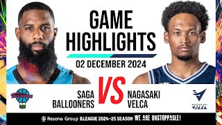 Saga Ballooners vs Nagasaki Velca  Game Highlights [upl. by Butta]