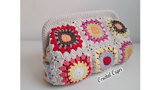 BOLSO CLUCHT A CROCHET 🌸🌸💞clucht crochet [upl. by Sherlock393]