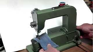 Classic Vintage 1950 Elna 1 Grasshopper Sewing Machine 0323058 [upl. by Randell]