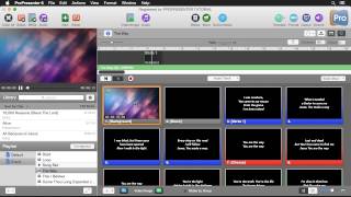 ProPresenter 6 The Presentation Timeline [upl. by Akirehs]