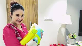 Babys first Puja  completed 21 days  Shifting to new house yuvikachaudhary vlog pregnancy [upl. by Corney925]