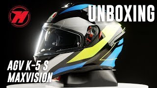 Unboxing AGV K5 S MAXVISION Core Black 😜 [upl. by Ahsetra]