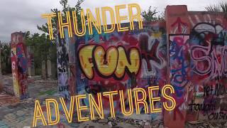 Exploring Savannah Graffiti Ruins  Haunted Cemterey  Graves  Strip Club [upl. by Nnawaj]