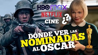 ¿Dónde PUEDO VER las NOMINADAS al PREMIO OSCAR 2023 [upl. by Hazel]