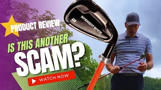 Does The Straight Stick WORK LIVE REVIEW of the Straight Stick Golf Trainer [upl. by Chang]